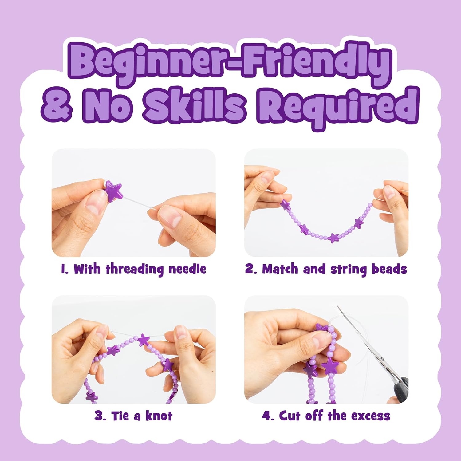 P&C Bead Bracelet Making Kit for Girls Ages 6-12 with Storage Tower 1600pcs Bulk Kandi Beads for Bracelet with Pony Alphabet Beads & Charms Arts and Crafts Kit Gift for Birthday Christmas Toy