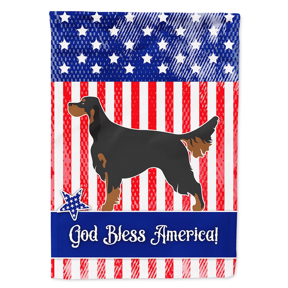 Drapeau de jardin Gordon Setter pavillon américain grand format