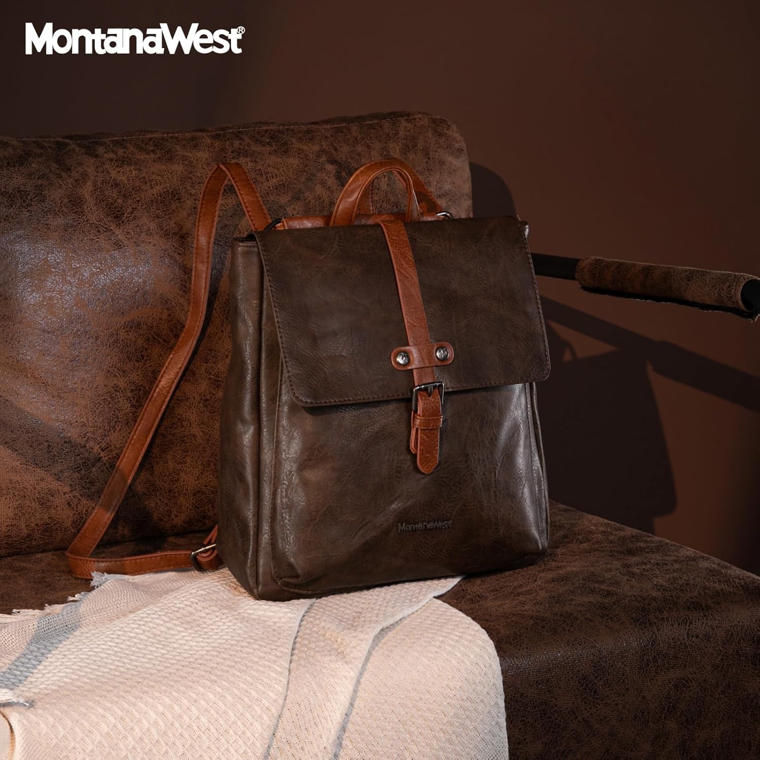 Montana West Small Casual Daypack Backpack Purse for Women Convertible Crossbody Bag for Travel Work - Image 8