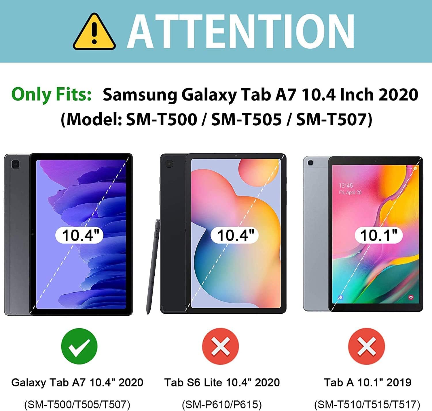 ProCase for Galaxy Tab a7 Case 10.4 Inch 2022 2020 (SM-T509 T500 T503 T505 T507), Slim Light Cover Trifold Stand Hard Shell Folio Smart Case for Galaxy Tab A7 10.4 Inch 2022 2020 Tablet –Green