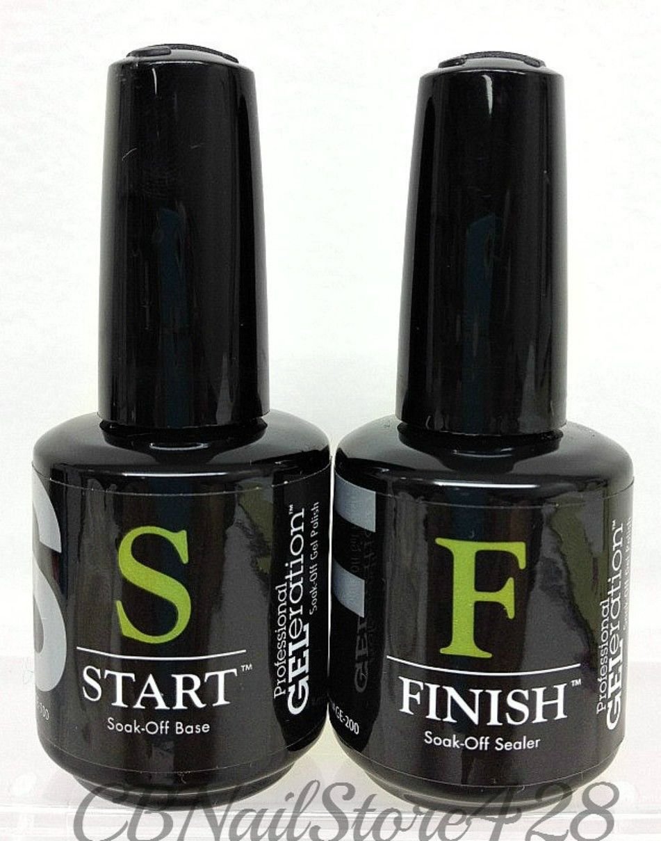 Jessica GELeration Soak-off BASE & TOP Sealer (START & FINISH) 0.5oz/15ml DUO
