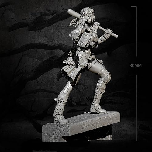 Miniatura 3 de Splindg Modelo de soldado de resina de ciencia ficción de 3.150in, modelo de soldado sin pintar y desmontado, modelo miniatura  151A89