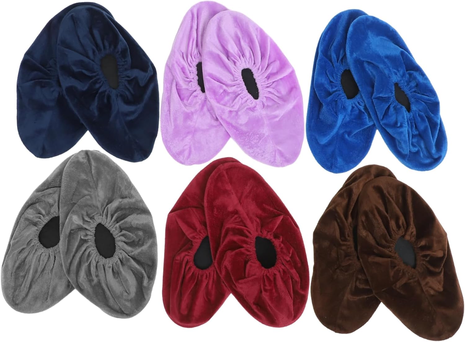 6pairs Bowling Shoe Covers Reusable Non- Protector for Indoor Use Washable