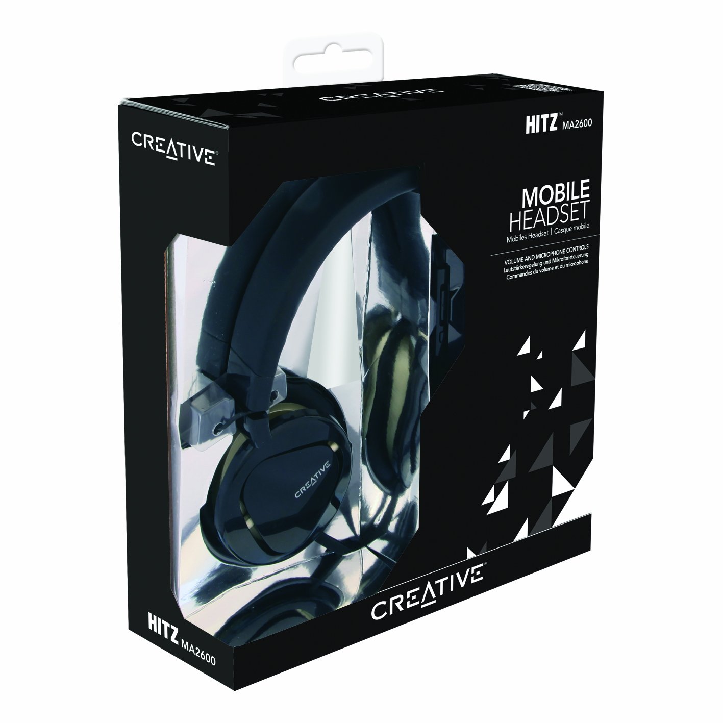Creative Hitz MA2400 Headset Weiß - Mit Mikrofon & Steuerung Für Musik & Telefonate