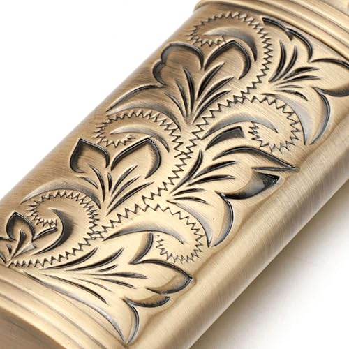 Miniatura 4 de Ambrogio.L Funda para encendedor Mini BIC J5, bronce + plateado + dorado (3 piezas)