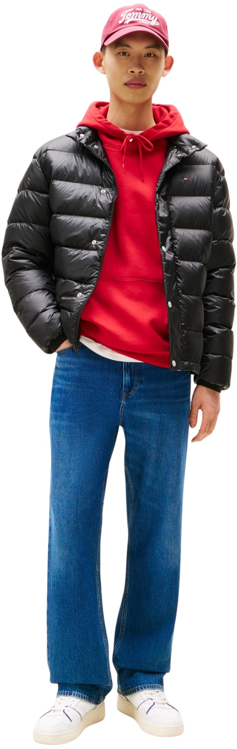 Tommy Jeans Tjm Light Down Jacket Dm0dm21937 Piumino Unisex - Adulto (Pacco da 1)