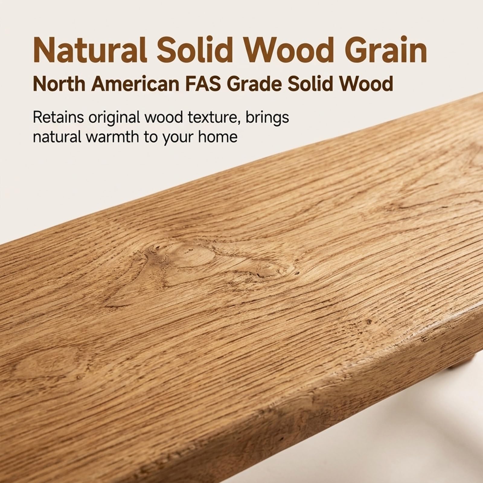 Banco de entrada de cocina de madera natural asiática, Banco de comedor de madera para entrada de estilo rústico, fácil de montar para dormitorio, mesa de comedor, sala de estar, pasillo(120*25*45cm)