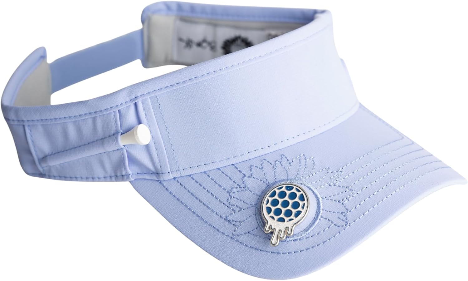 Visor - Tee Holder with Tees & Bill Magnet with Ball Marker - Lightweight Golf Hats for Women