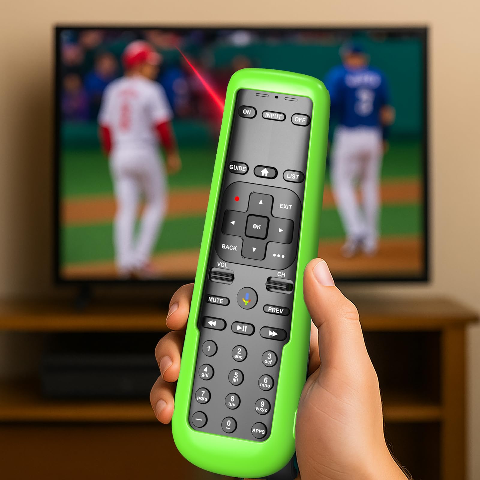 Paquete de 4 fundas para mando a distancia DirecTV, funda para receptor AT&T TV Now C71KW / RC82V, funda para control remoto por voz, color morado, azul, verde y negro