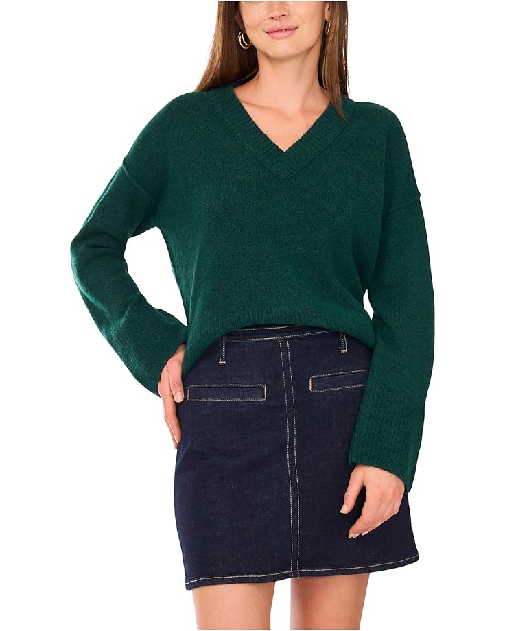 Vince Camuto Wide Sleeve High-Low V-Neck - Main View