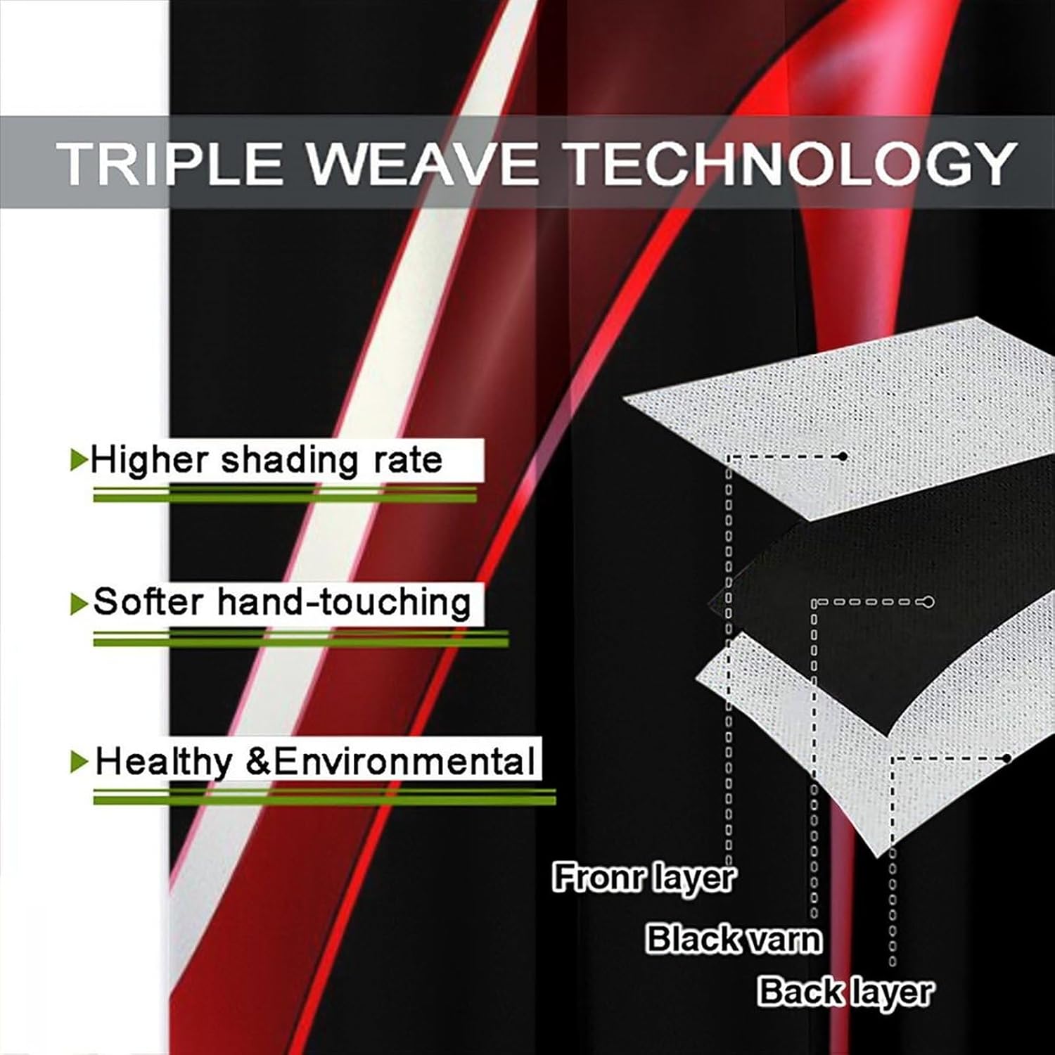 Red High Heel Bathroom Curtains,Gorgeous Black Perfume Rose Flower Lipstick Fashion Makeup Romantic Women Girls Bedroom Living Room Home Decor Blackout Drapes 42x45in