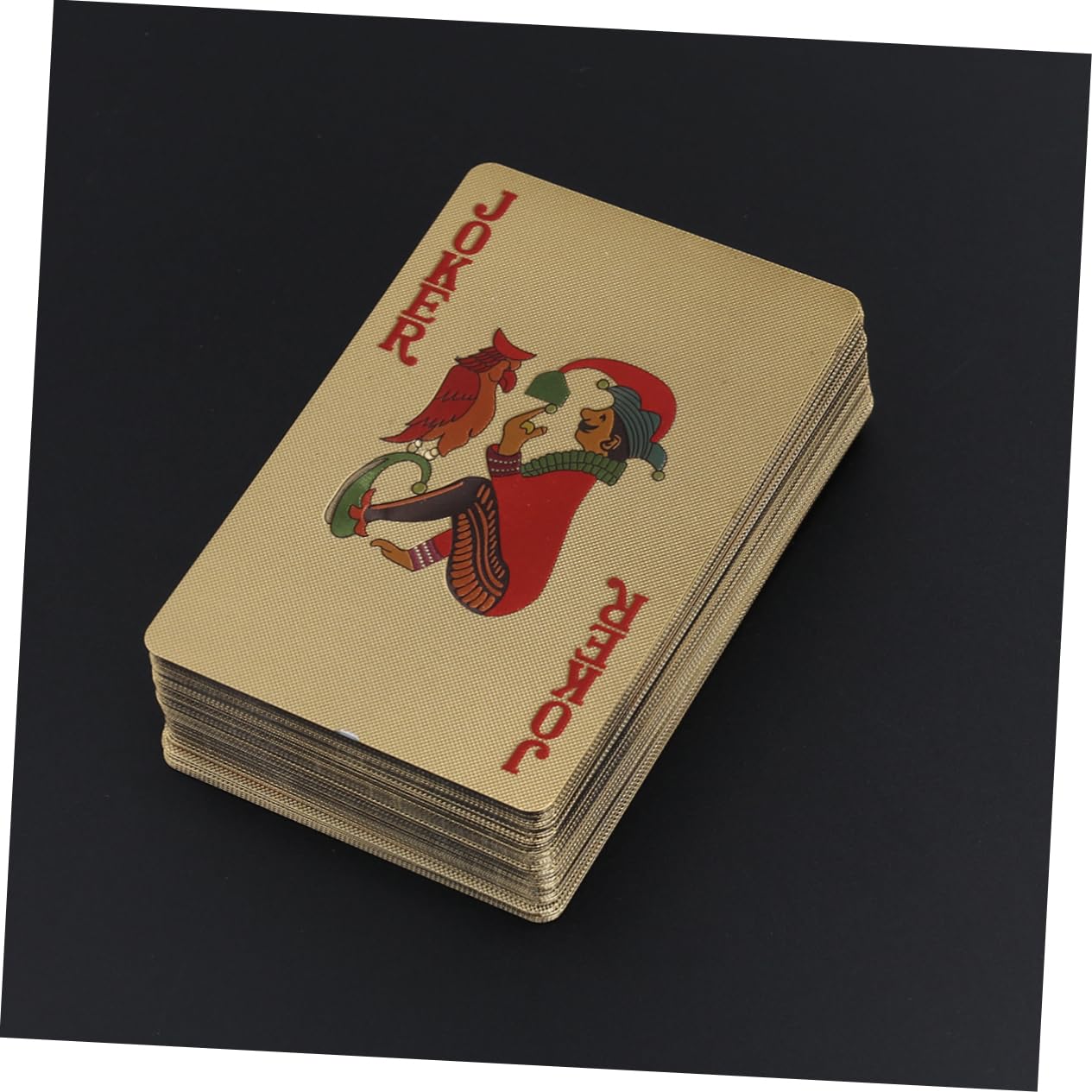ibasenice 3pezzi Carte Da Gioco Placcate Oro Per Giochi Da Tavolo Collezione e Divertimento Con Famiglia e Amici