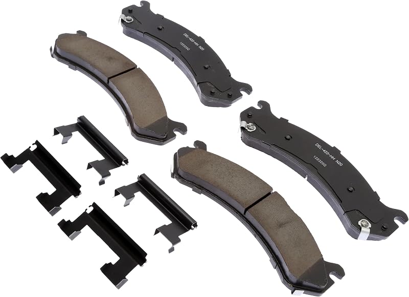 Pastilhas de freio dianteiras cerâmicas ACDelco Gold 17D784CHF1 – Jogo com 1 conjunto