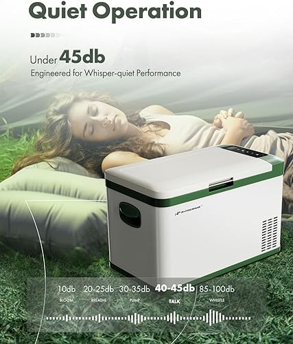 Miniatura 4 de A-Premium Refrigerador de 12 voltios 28QT26.1L Refrigerador portátil para automóvil, -4F  68F congelador portátil de enfriamiento rápido con 1224V