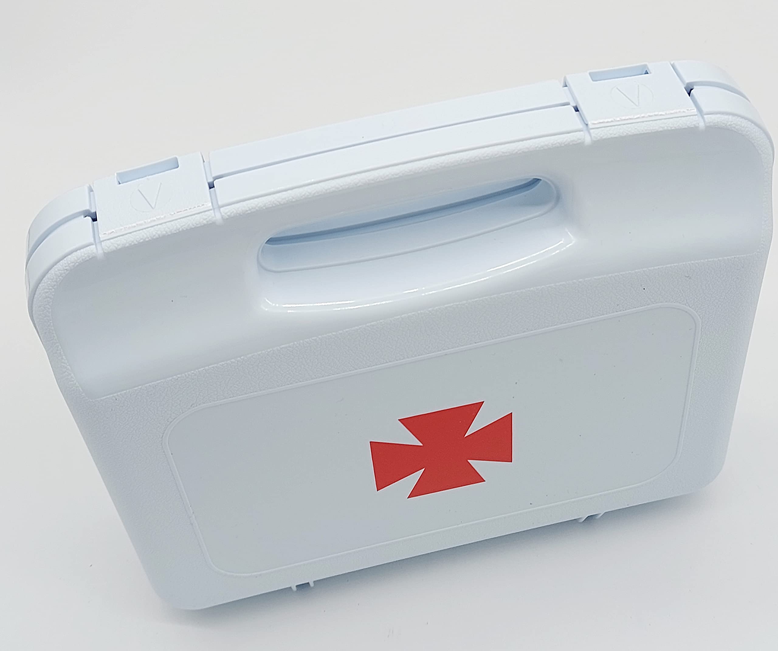 Ferretelix® Botiquin maletin 26 cm x 23 cm x 7 cm primeros auxilios con dotación portatil Fabricado en España