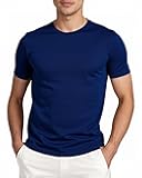 Men's T-Shirt, Quick Drying Breathable Round Neck Lightweight and Comfortable Summer Sports Top