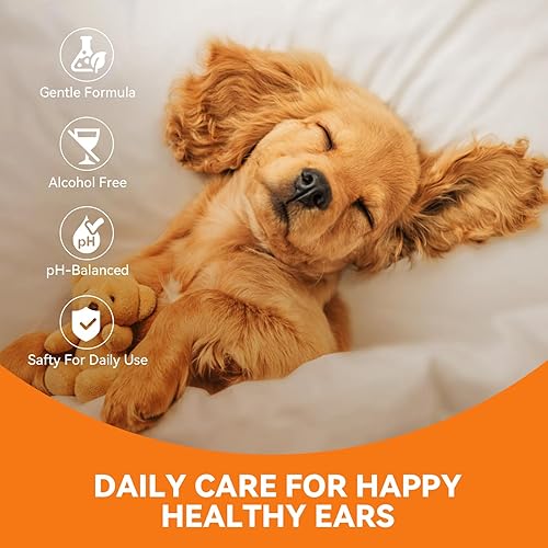Miniatura 6 de Limpiador de oídos para perros y gatos, tratamiento de infección de oído de perro, solución de limpieza de oídos de perro, limpieza, calmante y
