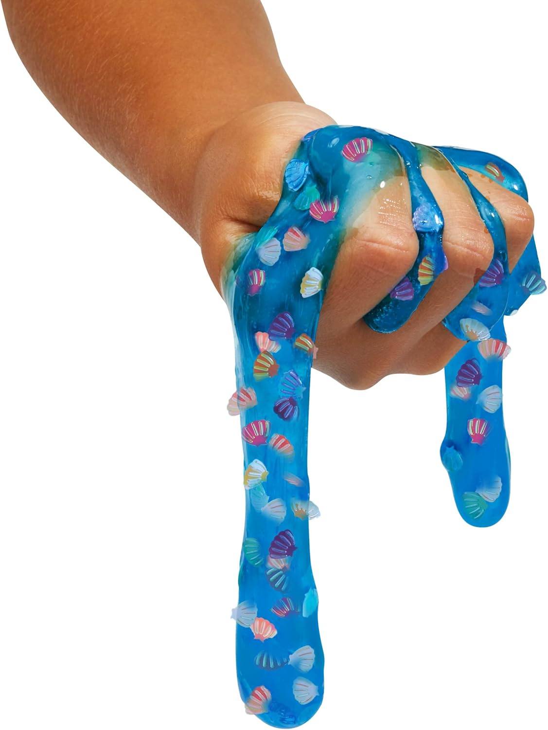 Play-Doh Seashell Kit - Mixing Kit with 6 Cans of Play-Doh Slime, HydroGlitz, Super Cloud, Foam, Crystal Crunch and 7 Types of Ornaments - Age: 4+