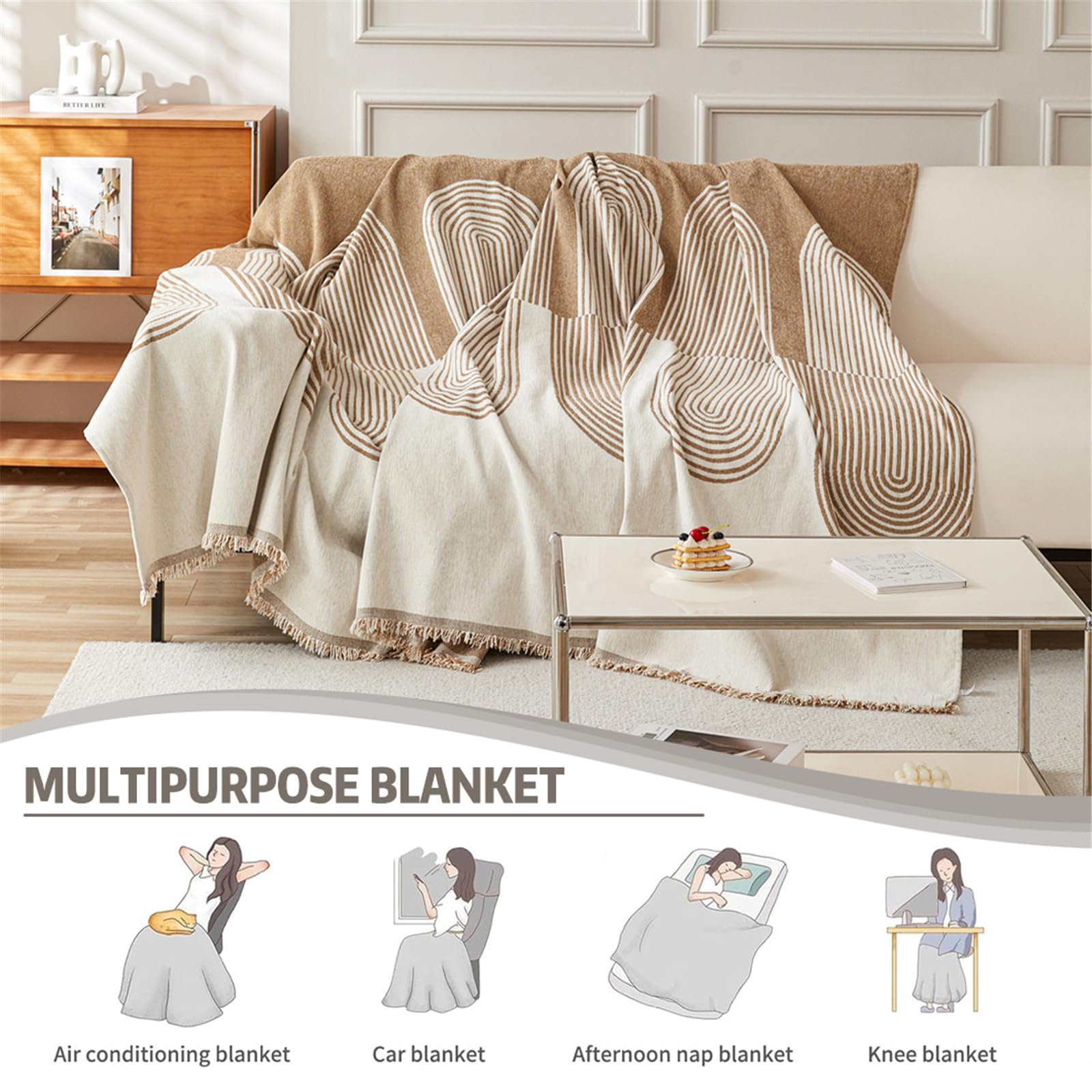 Copridivano a 2-4 posti, in velluto, anti-gatto, design reversibile, durevole ed elegante, adatto per 180 x 260 cm, perfetto per l'arredamento della casa e proprietari di animali domestici
