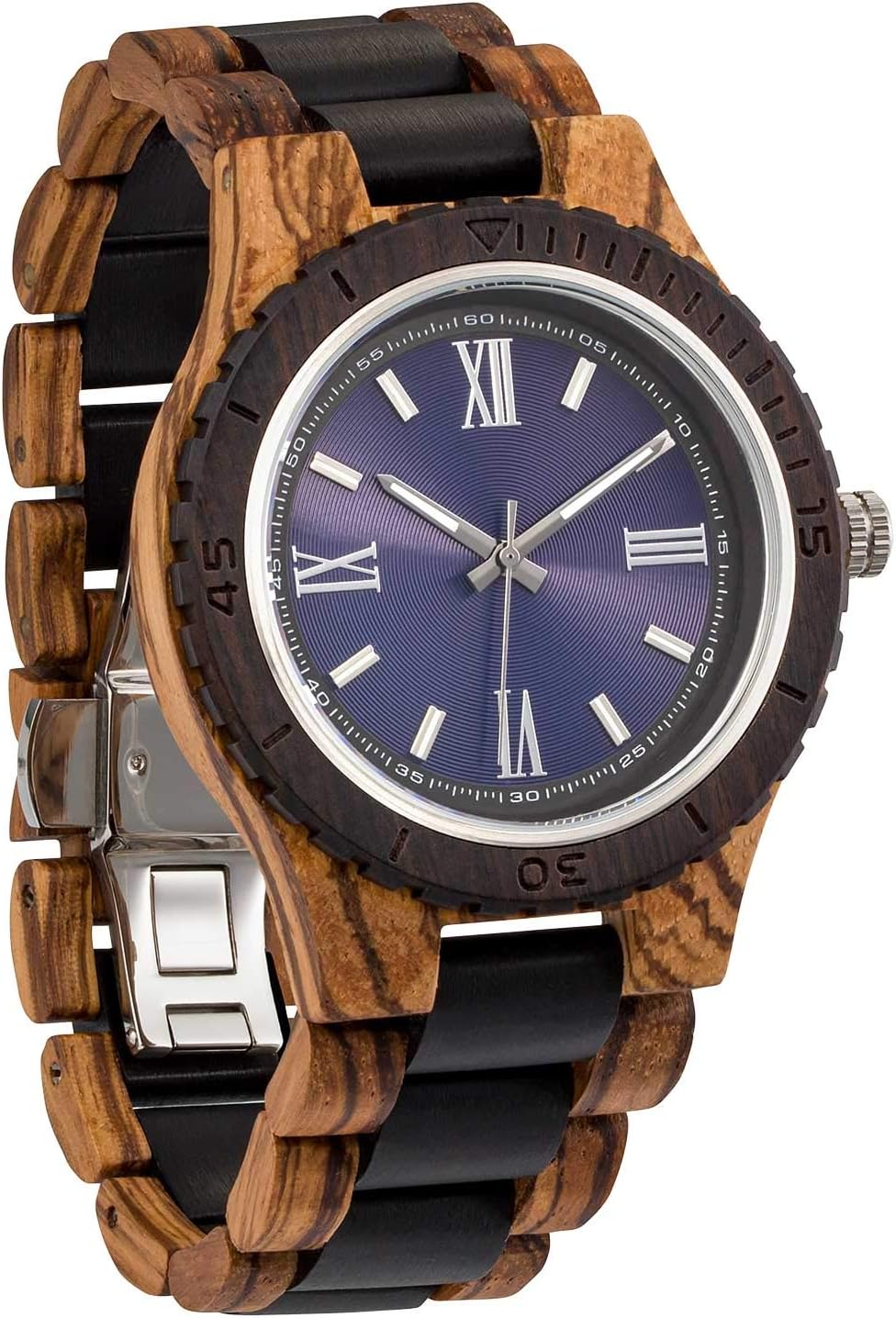 Wood Watches for Men - Minimalist Collection Analog Wooden Wrist Watch with Premium Japanese Quartz Movement - Natural Durable Handcrafted Gift Idea for Him