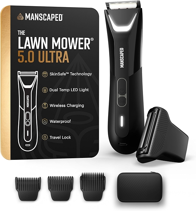 MANSCAPED® The Lawn Mower® 5.0 男性专用双头皮肤安全理发器