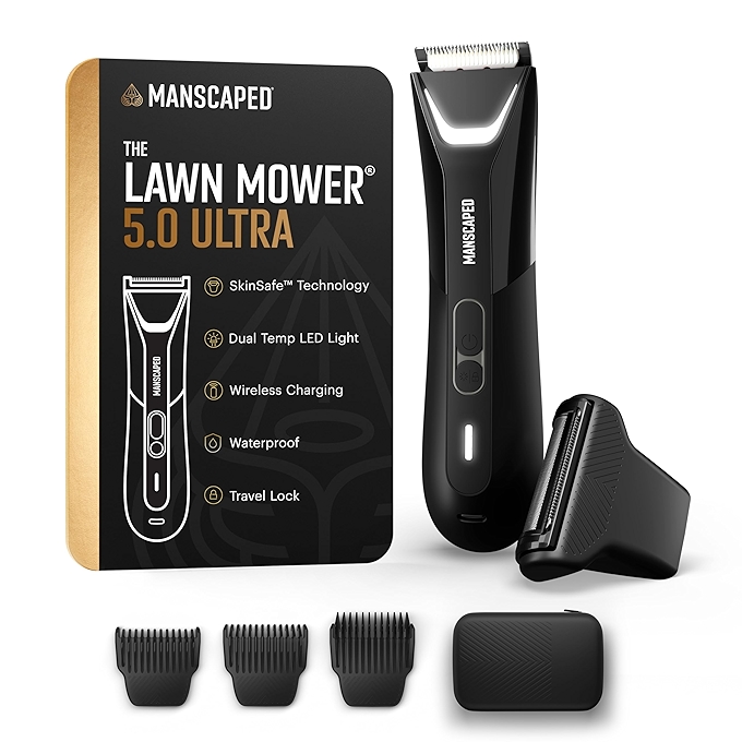MANSCAPED® The Lawn Mower® 5.0 男性专用双头皮肤安全理发器
