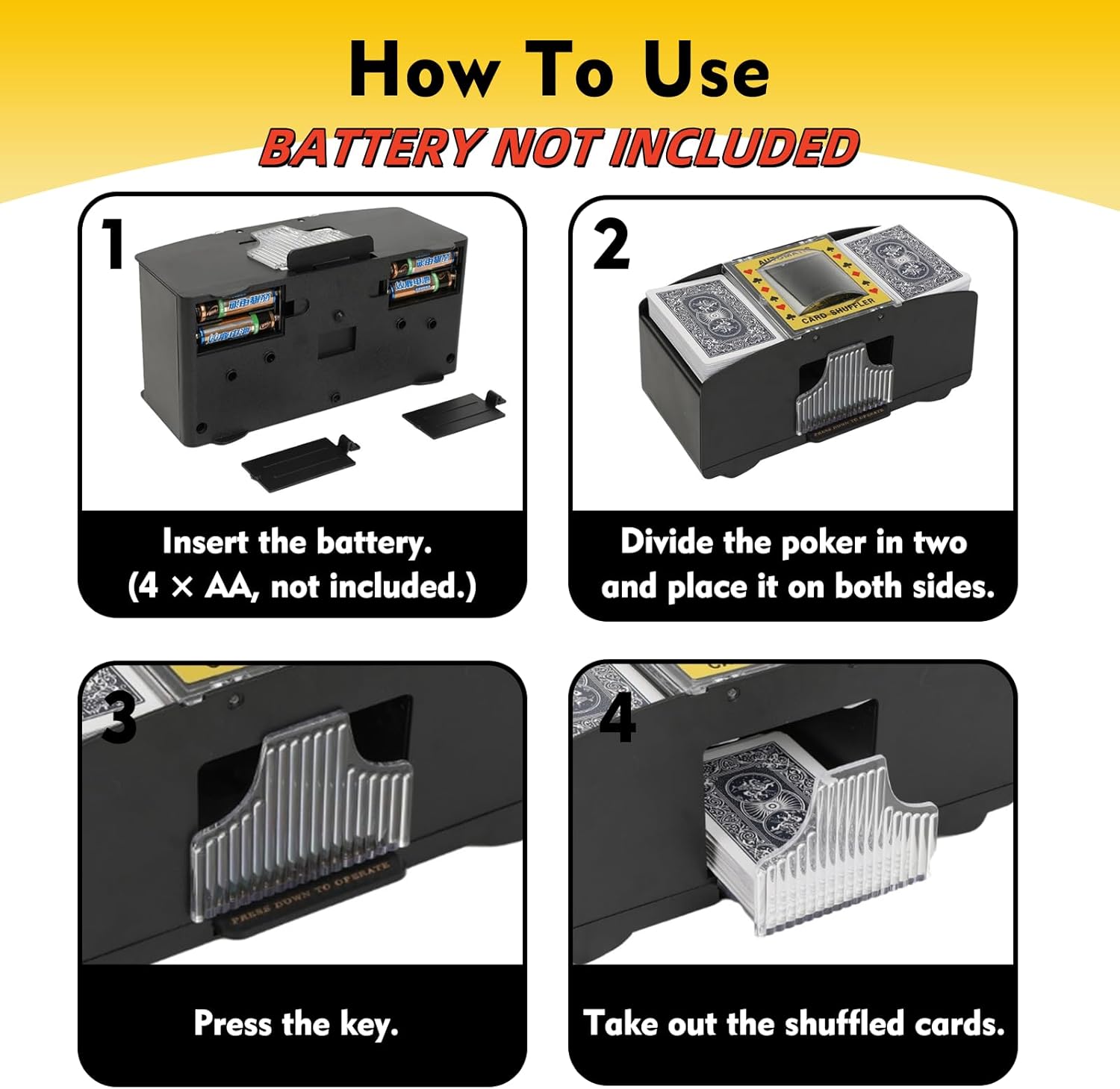 Miješač karata u radu