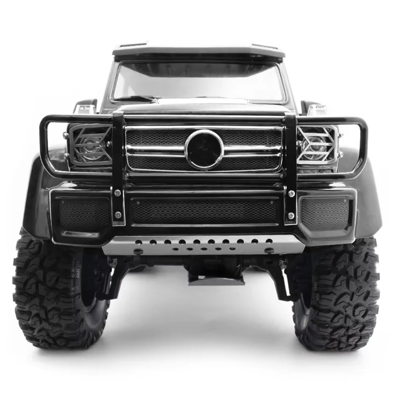 Paraurti RC per Traxxas 6x6 per TRX6 per TRX4 1/10 RC Crawler Car Paraurti Anteriore Metallo Anticollisione Aggiornamenti Parti Accessori