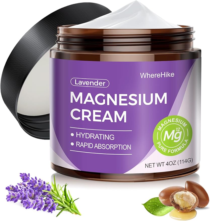 STILIP Lavender Natural Topical Magnesium Cream – A Soothing Nighttime Skin Companion