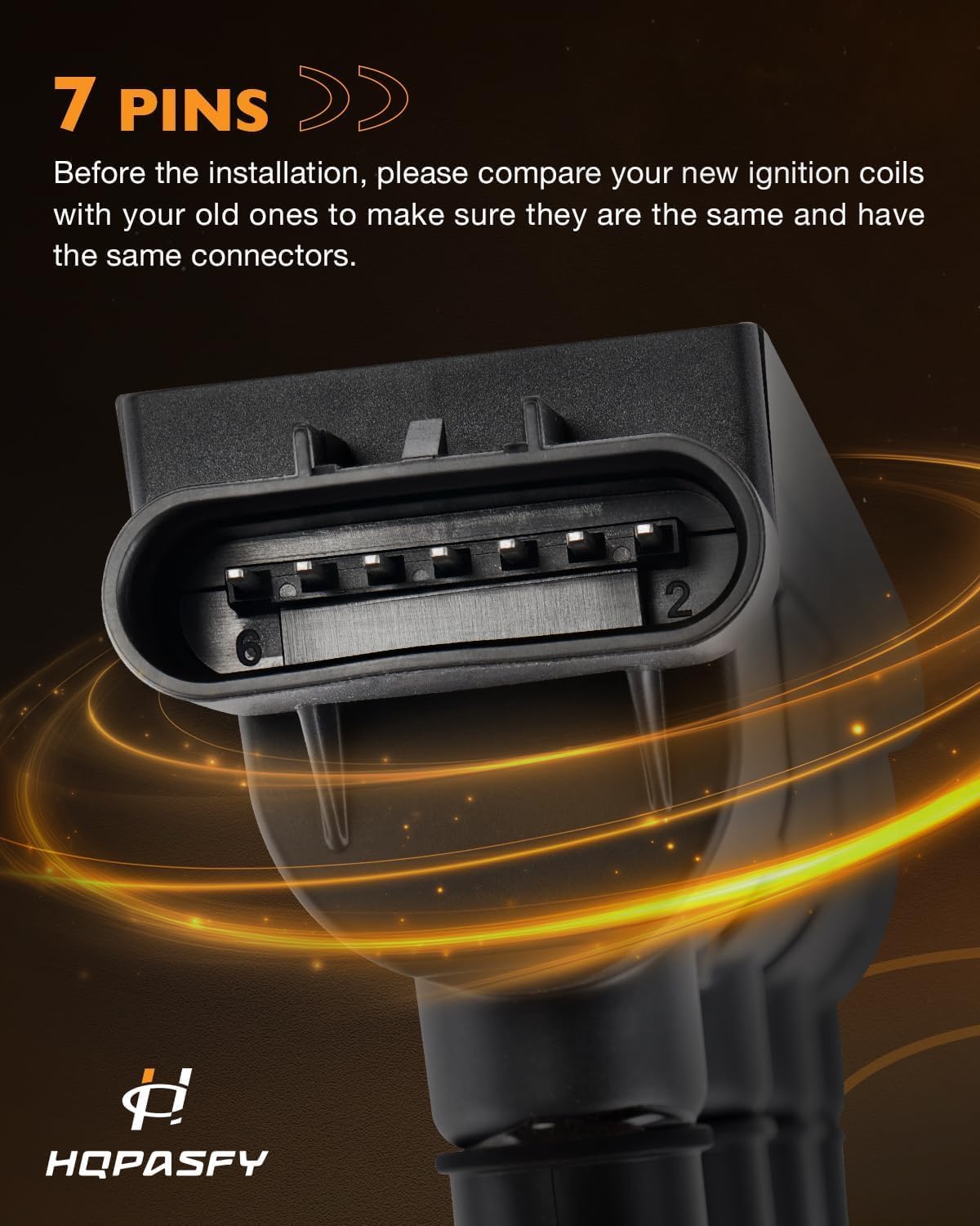 UF669 Ignition Coil Pack Compatible with Chevy Cruze/Limited Sonic Trax Volt 1.4L, Ignition Coil Compatible with Buick Encore, Cadillac ELR 1.4L, Replace# GN10401 D521C