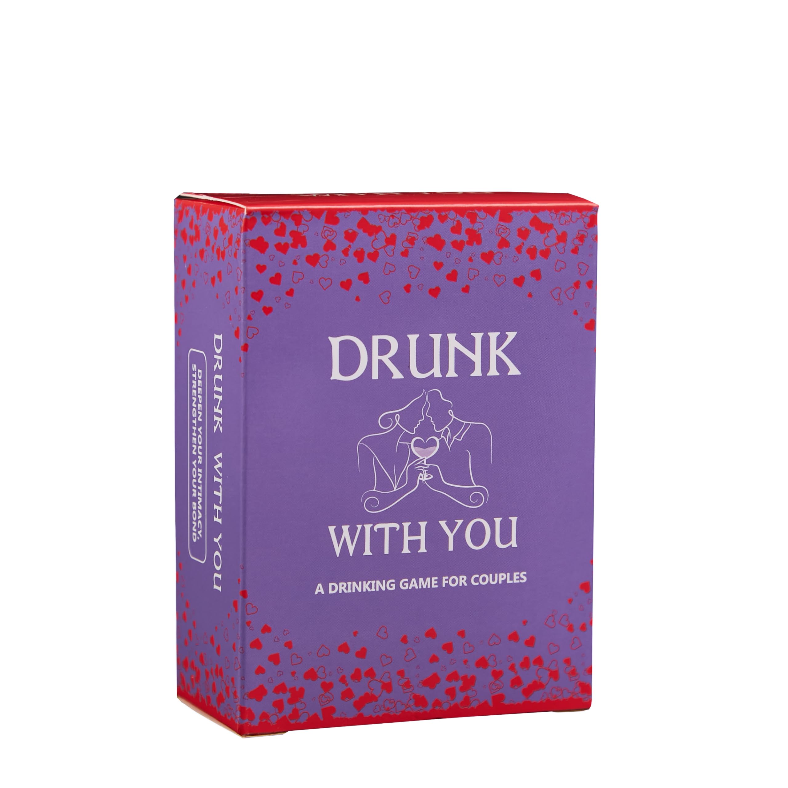 Drunk with You - A Couples Drinking Game Deepen Intimacy Strengthen Bonds Valentines Gift for Men and Women