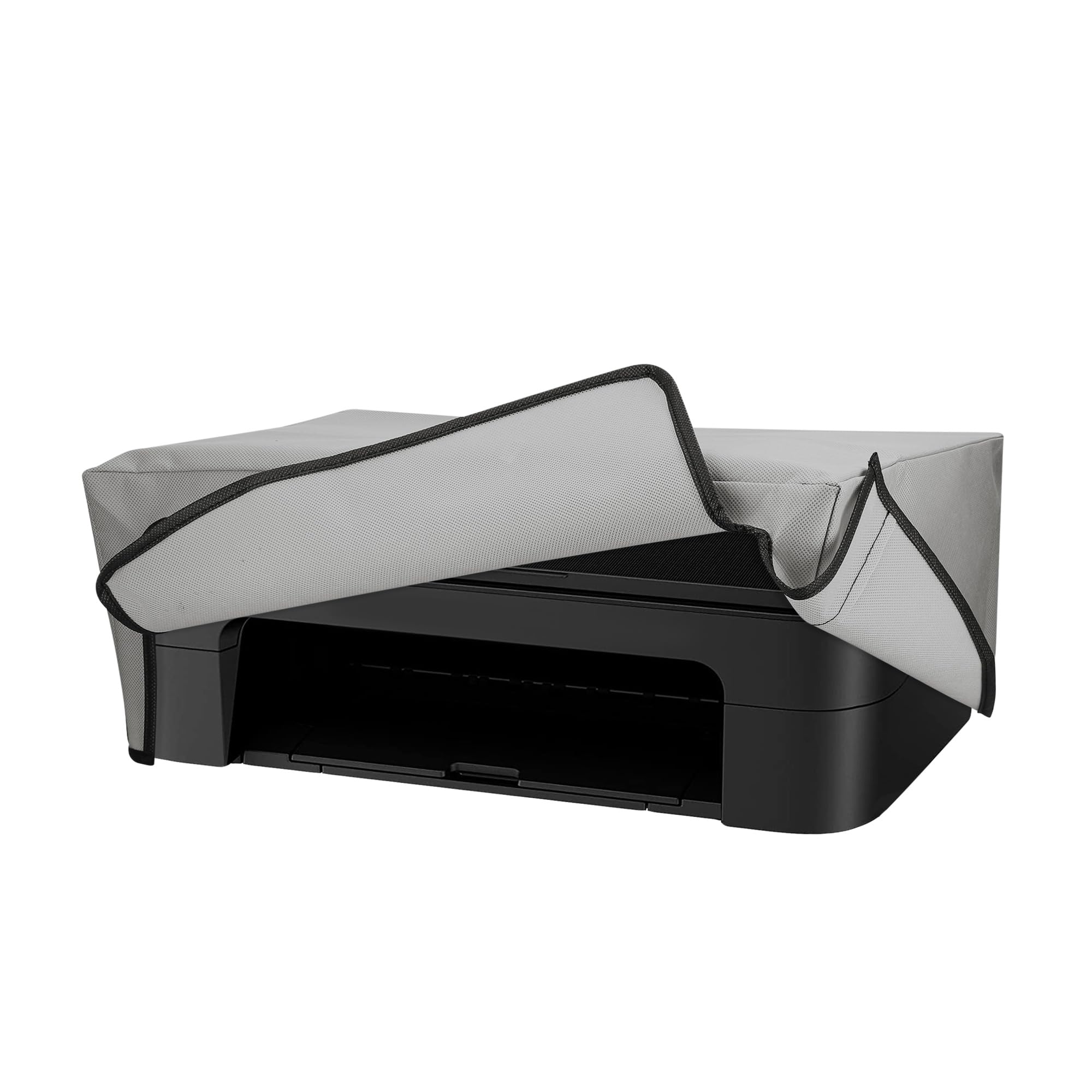Kwmobile Housse compatible Canon PIXMA TS3550i TS3551i, Protection imprimante gris clair