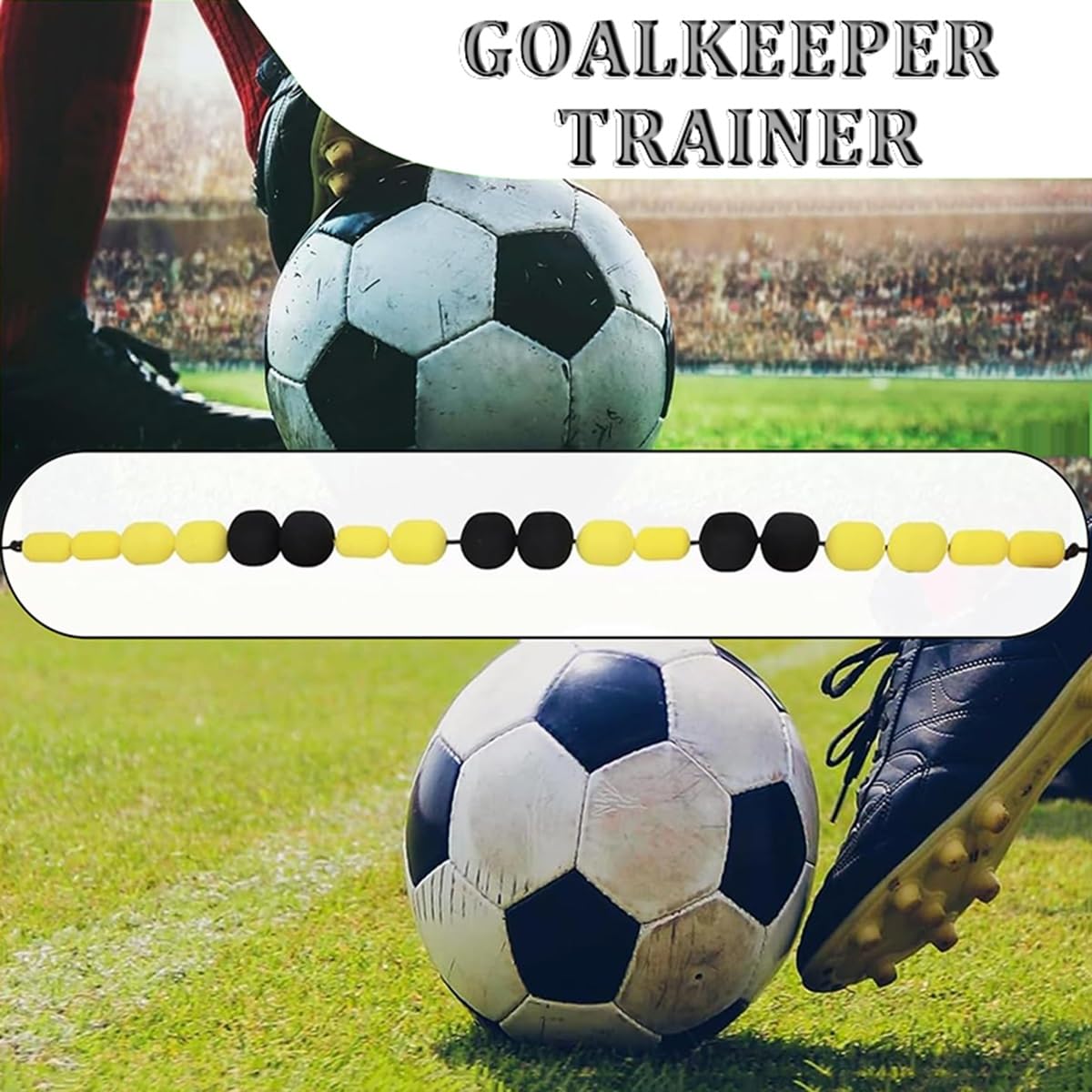 Rebote de entrenamiento de fútbol con base llena de agua | Deflector para ejercicios de reflejos y habilidades | Ayuda para entrenador y jugador de 4 m