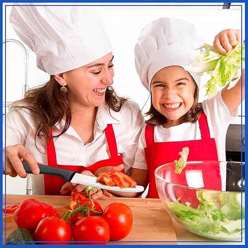 Miniatura 6 de Zhehao Juego de 100 cuchillos de carne de acero inoxidable de 8.39 pulgadas, cuchillo de carne dentado de cabeza redondeada con mango negro de