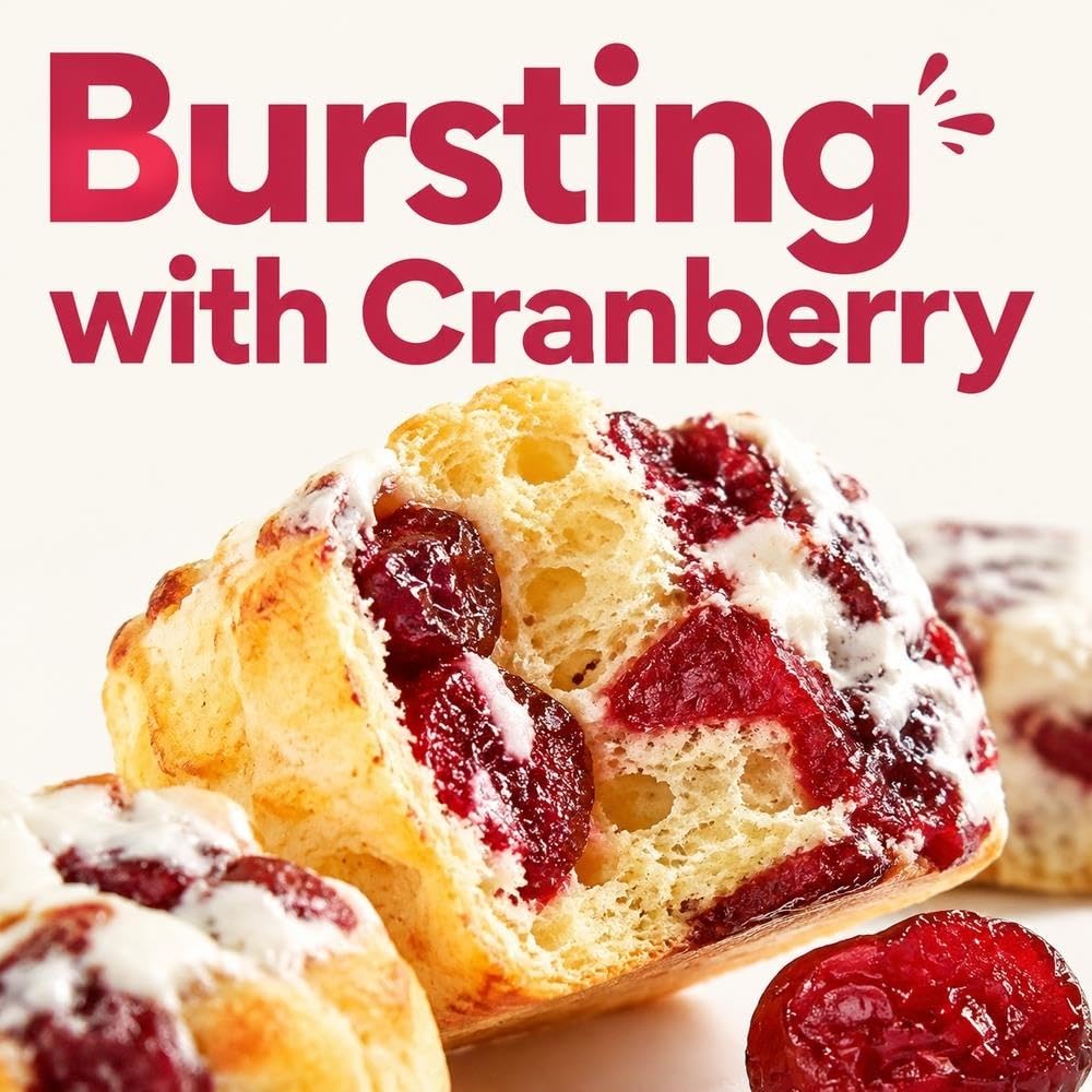 Cranberry-Milchgebäck-Häppchen, weicher Kuchen 160 g*2