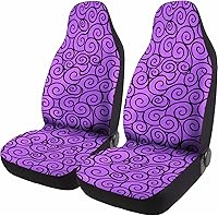 Vista 64 de Horror Nightmare Skellington - 2 fundas de asiento delantero para automóvil, camión, SUV, regalos de Navidad, funda de asiento de cubo duradera, 03.