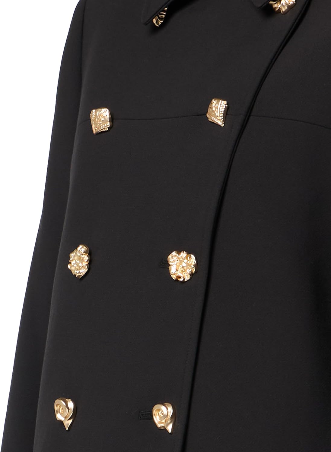 KARL LAGERFELD womens Long Sleeve Gold Accent Classy Essential Jacket - Image 3