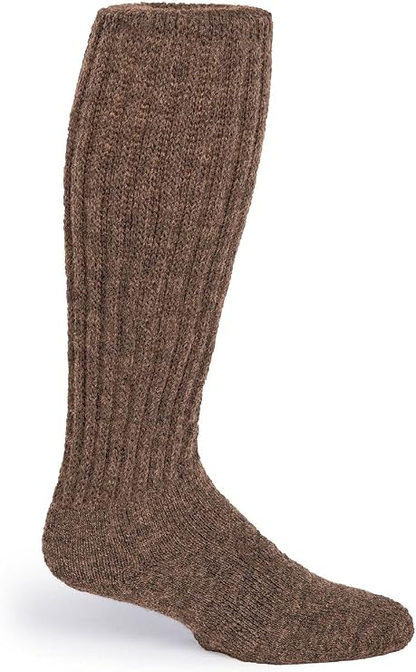 WARRIOR ALPACA SOCKS Unisex Second to None Boot Socks Thick Alpaca Knee High & Over Knee, WoolFree, Warm & Hypoallergenic