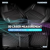 Vista 2 de orealtrend Alfombrillas para el suelo del coche compatibles con Dodge Journey 2011-2020 Forros para el suelo de servicio pesado para todo clima a