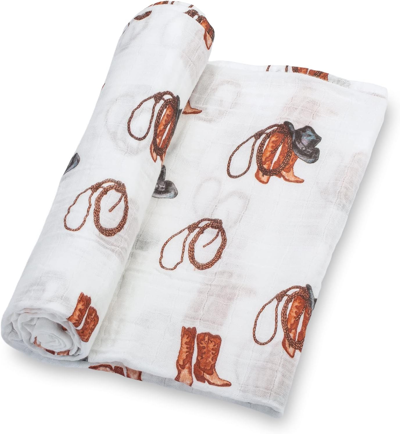 LollyBanks Muslin Swaddle Blanket | 100% Cotton | Newborn and Infant Blanket | Large 47 x 47 inches for Girls | Light Weight and Breathable |