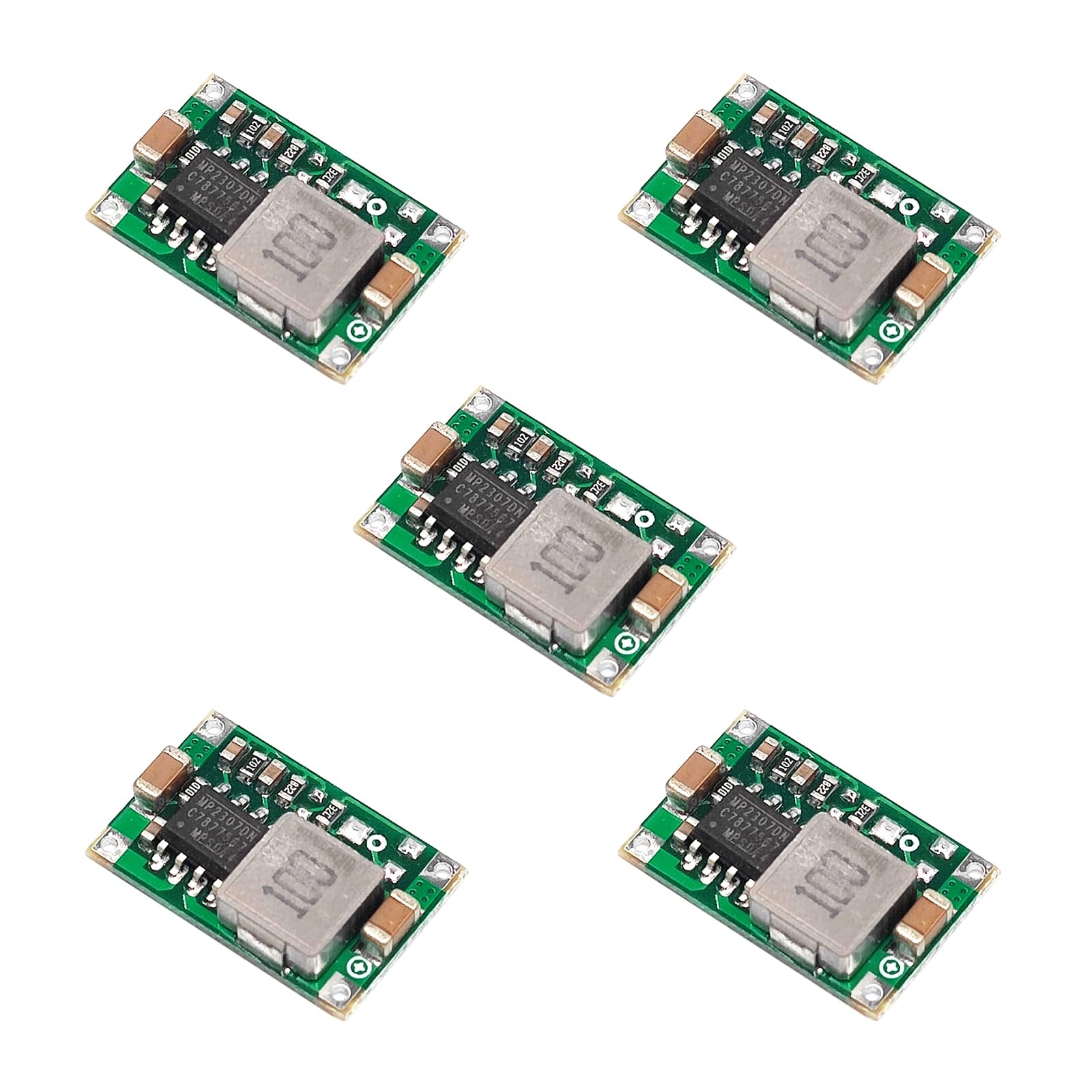 Moduł konwertera obniżającego 3,3 V, 5 opakowań DC 5-23 V 12 V na 3,3 V Step-Down, płyta regulatora 1,8 A, wyjście do Arduino, ESP32, elektronika DIY