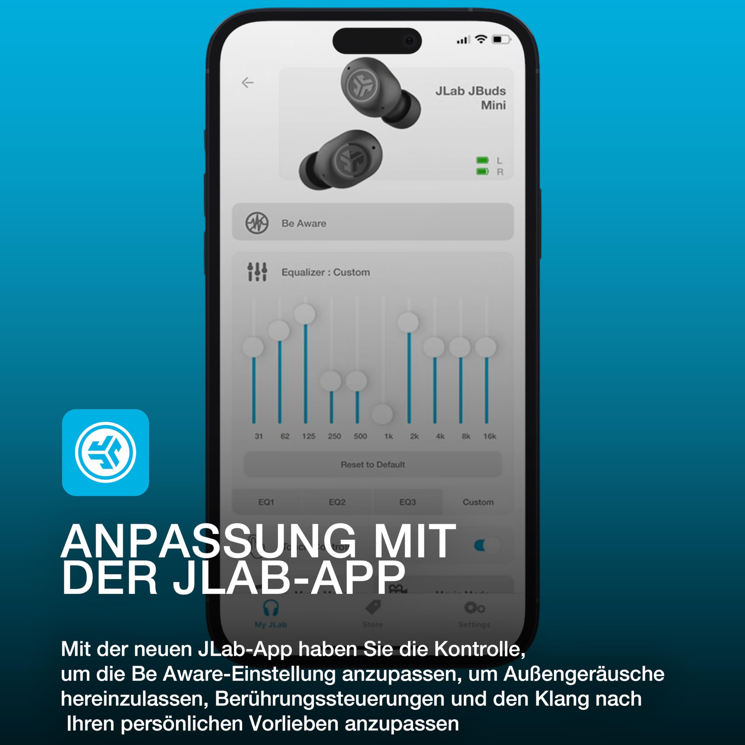 JLab JBuds Mini In Ear Kopfhörer kabellos Bluetooth, True Wireless Kopfhörer, 20+ Std Headphones, kabellose Ohrhörer, Earbuds mit Mikrofon, Ladebox, Dual Connect, EQ3 Sound, Rosa