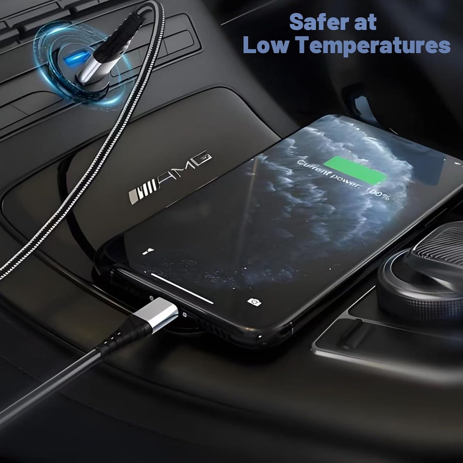 USB Car Charger Adapter Fast Charging PD45W+QC3.0 Dual Port Cigarette Lighter Charger for iPhone 17/16/15/14/13/12/11/Pro Max, iPad, Samsung Galaxy S25 S24/S23/S22/S21, Pixel, Android - Purple