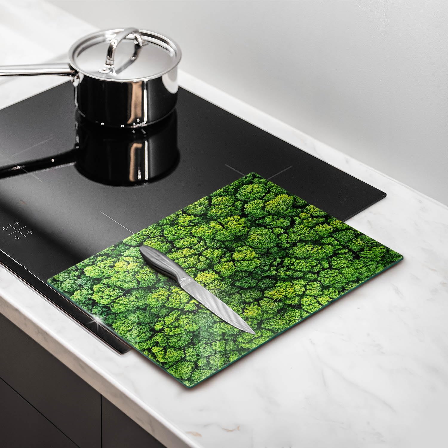 Tabla de cocina | Verde | Superficie impresa