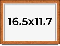 Vista 29 de Marco marrón de 18 x 24 pulgadas, marco de madera maciza de nuez de miel, ancho de moldeo de 0.875 pulgadas, profundidad de rabo de 0.875 pulgadas