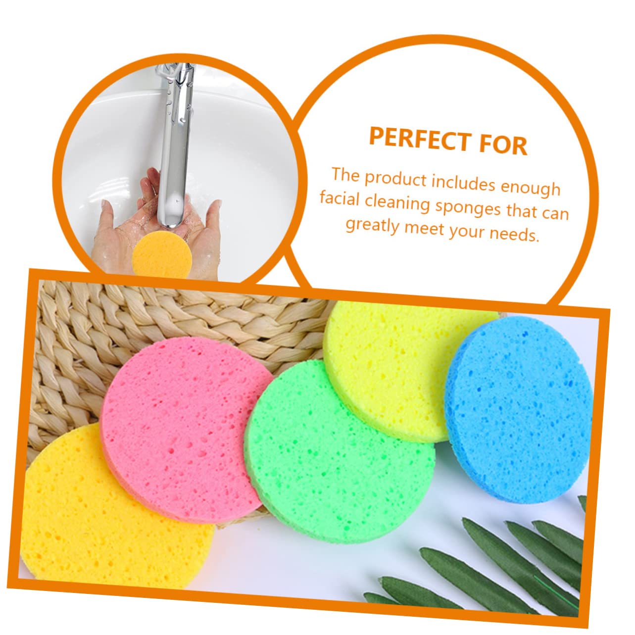 Healeved 150pezzi Spugne Per Spugnette Per Makeup Colori Esfolianti e Detergenti Per Per e Della