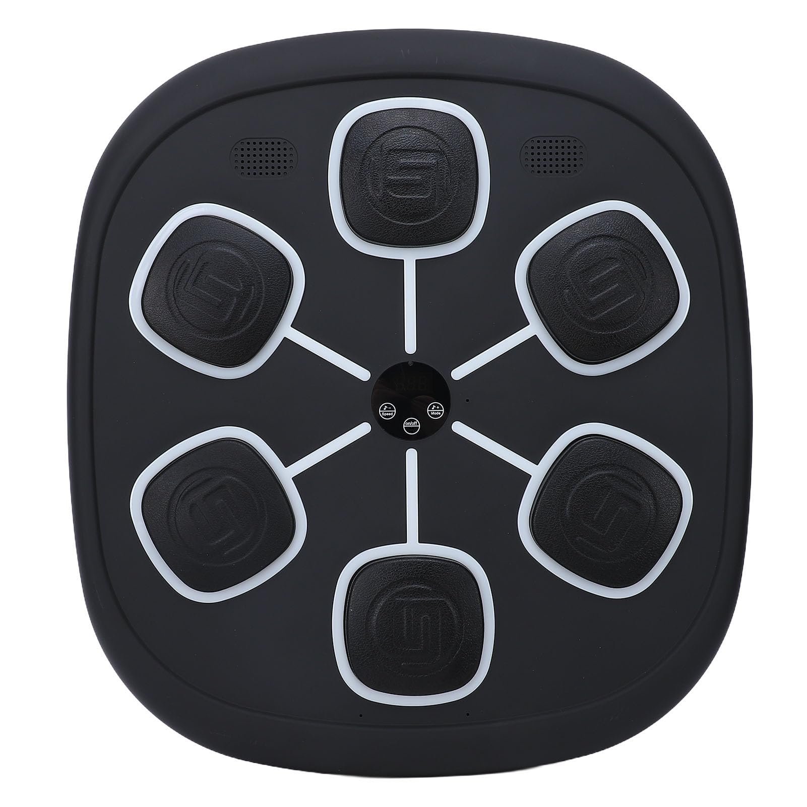 Macchina da Boxe Musicale Intelligente, Elastico in PU Bluetooth Montato a Parete LED Opzione Livello di velocità Bersaglio da Boxe Elettronico per Adolescenti Adulti