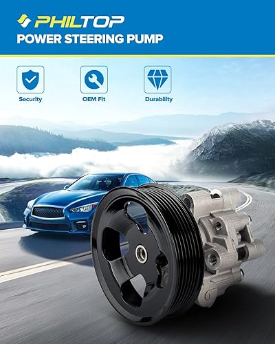 Miniatura 283 de PHILTOP Bomba de dirección asistida 20-806 OE apta para Aveo5 2007 2008, Aveo 2008, bomba de asistencia asistida 96801443, bombas de dirección