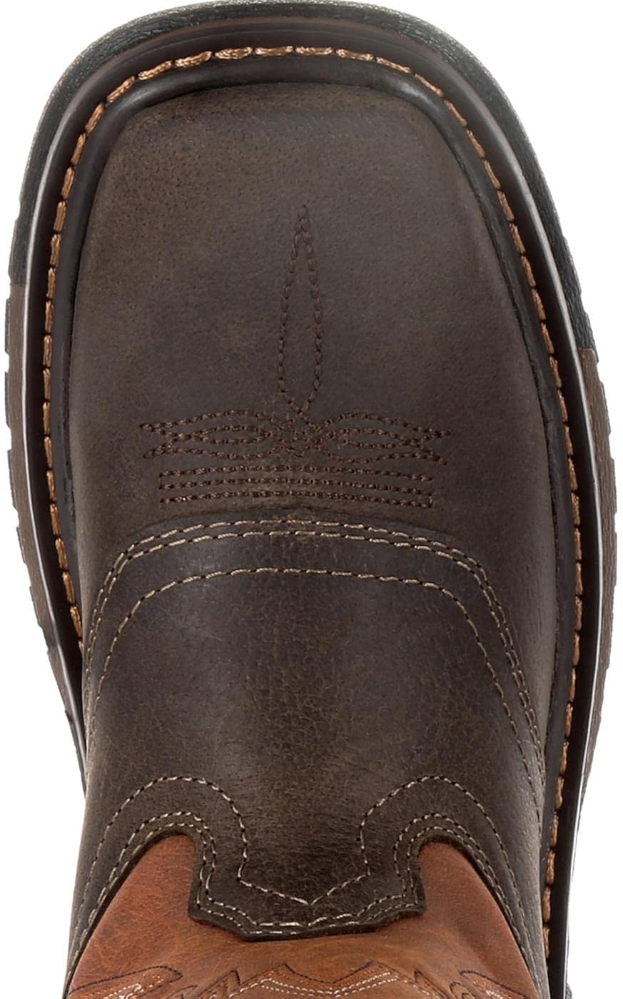 Vista 6 de Rocky Botas Ride FLX Western para niños, Marrón, talla única