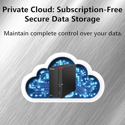 Miniatura 30 de BUFFALO LinkStation 210 6TB 1-Bay NAS Almacenamiento conectado en red con discos duros HDD incluido Almacenamiento NAS que funciona como dispositivo